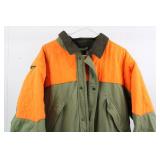 Cabela's Outdoor Gear Jacket XL Tall Olive/Orange Nylon Shell