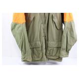 Cabela's Outdoor Gear Jacket XL Tall Olive/Orange Nylon Shell