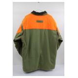 Cabela's Outdoor Gear Jacket XL Tall Olive/Orange Nylon Shell