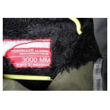 Freeworld Snow Jacket - 3000mm Waterproof Olive/Gray, Fur-Lined