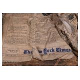 Dual Control Leather Jacket - Distressed Brown with Newspaper Lining