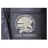 North American Hunting Club Life Member Leather Jacket