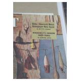 Vintage Hunting & Fishing Ephemera - Post Cover, Angler Print, North American Decoys 1968, Elk Master Call