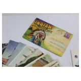 Vintage Postcards Collection - 41 Cards & 6 Souvenir Panels