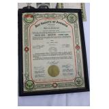 Boy Scouts of America Memorabilia Collection: National Camping Award Certificate, Cookery Manuals & Ephemera