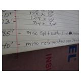 Pallet of Misc Pipe Insulation (see pics)