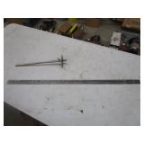 36" Spring Steel Rule & Easy Edger