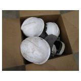 Box of Hard Hats & Strap on Steel Toes