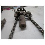 Vintage Pipe/Post Drill Press Unit & Bits