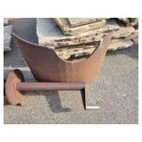 Metal Corkscrew Scuplture