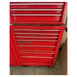 Snap-on Tool Chest Stack 56 x 46 x 21 in Red Metal Cabinet - tool chest only