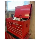 Snap-on Tool Chest Stack 56 x 46 x 21 in Red Metal Cabinet - tool chest only