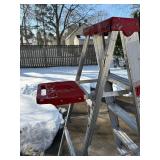 Werner 6 ft Aluminum Step Ladder - Type III, 200 lb Load Capacity