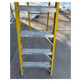 Werner 8 ft Non-Conductive Fiberglass Step Ladder - 250 lb Load Capacity