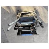 Ryobi 10 in Portable Table Saw - Folding Stand with Wheels