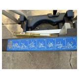 Ryobi 10 in Portable Table Saw - Folding Stand with Wheels