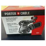 Porter-Cable 382 5 in Random Orbit Palm Sander - Dust Collection & Hook & Loop Pad