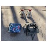 NAPA 16' 4-Gauge Booster Cables - Includes 2 Jack Stands