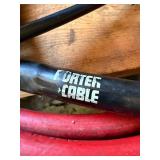 Porter-Cable Air Hoses with Spray Gun - Red & Gray Heavy-Duty Shop Coils