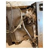 Portable Gas Engine Power Unit on Wheeled Cart with Control Panel