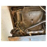 Portable Gas Engine Power Unit on Wheeled Cart with Control Panel