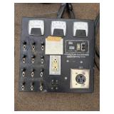 Onan Load Bank Panel with Meters & 120V Outlet