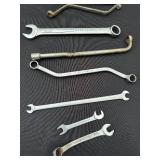 Assorted Wrenches Lot - Mixed Brands (MAC, Craftsman), SAE & Metric Sizes