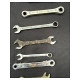 Assorted Wrenches Lot - Mixed Brands (MAC, Craftsman), SAE & Metric Sizes