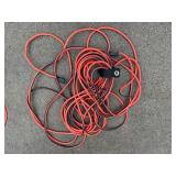 Extension Cords - Red & Black Heavy-Duty Cables, Assorted Lengths