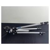 Manfrotto Tripod with Pan/Tilt Head - Aluminum, 1/4'-20 Mount, Made in Italy