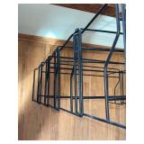 Black 4-Tier Wire Shelf Rack Organizer
