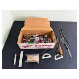 Red Wing Box - Assorted Hand Tools & Metalworking Implements