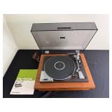 Pioneer PL-50A Turntable - Vintage Belt-Drive Stereo with Dust Cover