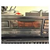 Onkyo DX-1800 CD Player & Fisher EQ-273 Graphic Equalizer with Cables