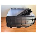 HDX 12-Gallon Flip Top Totes with Lids