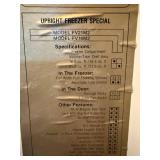 Gibson Budget Master Upright Freezer FV21M2 / FV16M2 - 16.0 cu ft