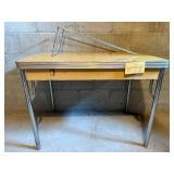40W x 25D x 30H Folding Workshop Table With Metal Legs
