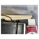 Vintage Portable Radio - Silver Front, Tuning & Volume Knobs