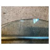 Pair of Round Glass Discs - Clear Glass Panels for Tables or Decor