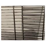 Wire Rack Panels - 4-Piece Chrome-Plated Steel Open-Grid Shelving Set