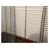 Wire Rack Panels - 4-Piece Chrome-Plated Steel Open-Grid Shelving Set