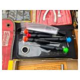 Snap-On Wrench Set, Brown & Sharpe Micrometers, Central Tool Co Caliper - Vintage Tools