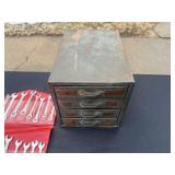 Snap-On Wrench Set, Brown & Sharpe Micrometers, Central Tool Co Caliper - Vintage Tools