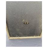 Pair of Vintage Wood-Veneer Speakers - Brown Grille Cloth