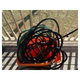 Garden Hoses Assortment in Orange Bucket - Black & Green Rubber Hoses