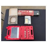 Outers Shotgun Cleaning Kit & Smith's Deluxe Sharpening Kit & Diamond Tournament Pitching Shoes