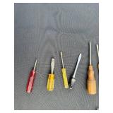 Assorted Screwdrivers - Mixed Flathead & Phillips, Used Workshop Tools