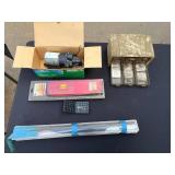 Ford Tail Light Lens Assembly & Vintage Line-Contact Ignition Points, Swan Mfg Co