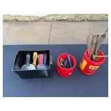 Assorted Hand Tools Set: Scrapers, Rasps, Files & Utility Knives