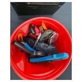 Assorted Hand Tools Set: Scrapers, Rasps, Files & Utility Knives